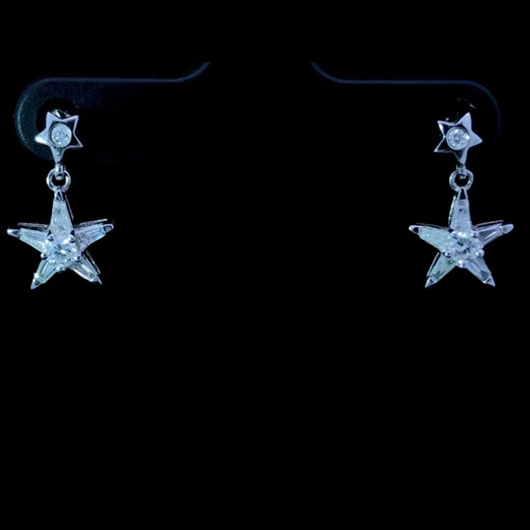 .62 ctw diamond earrings
