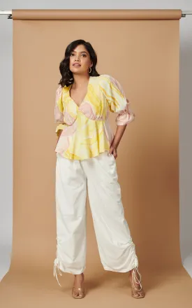 Abstract Printed Top Set
