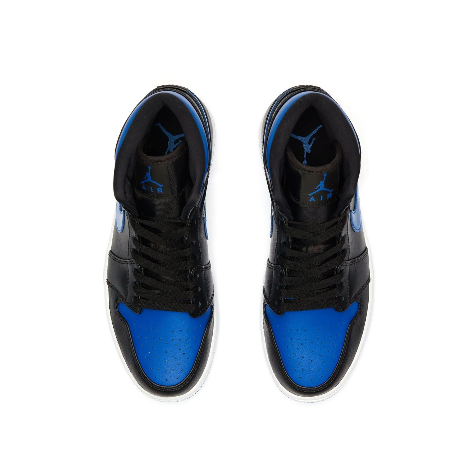 Air Jordan 1 Mid 'Black Hyper Royal'