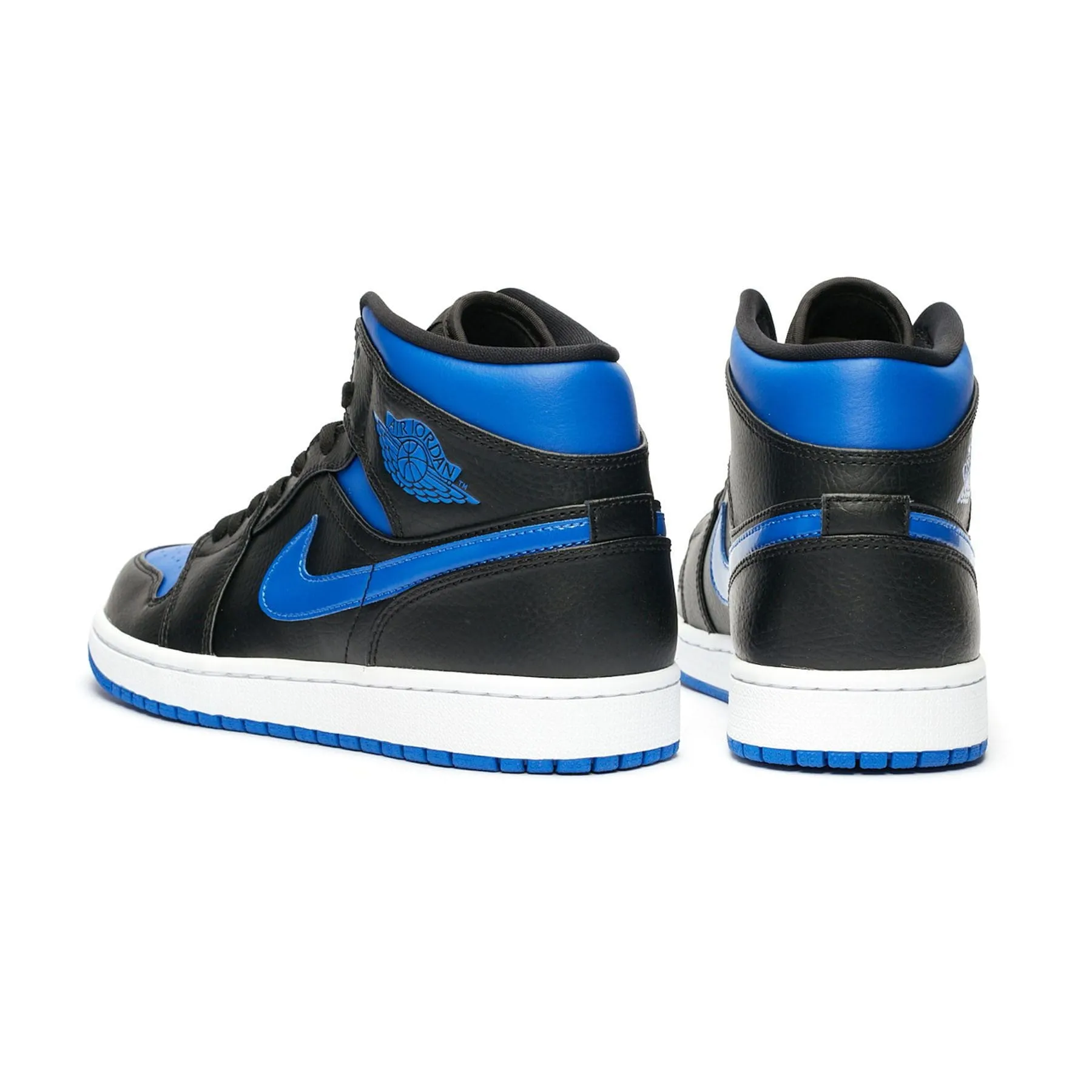 Air Jordan 1 Mid 'Black Hyper Royal'