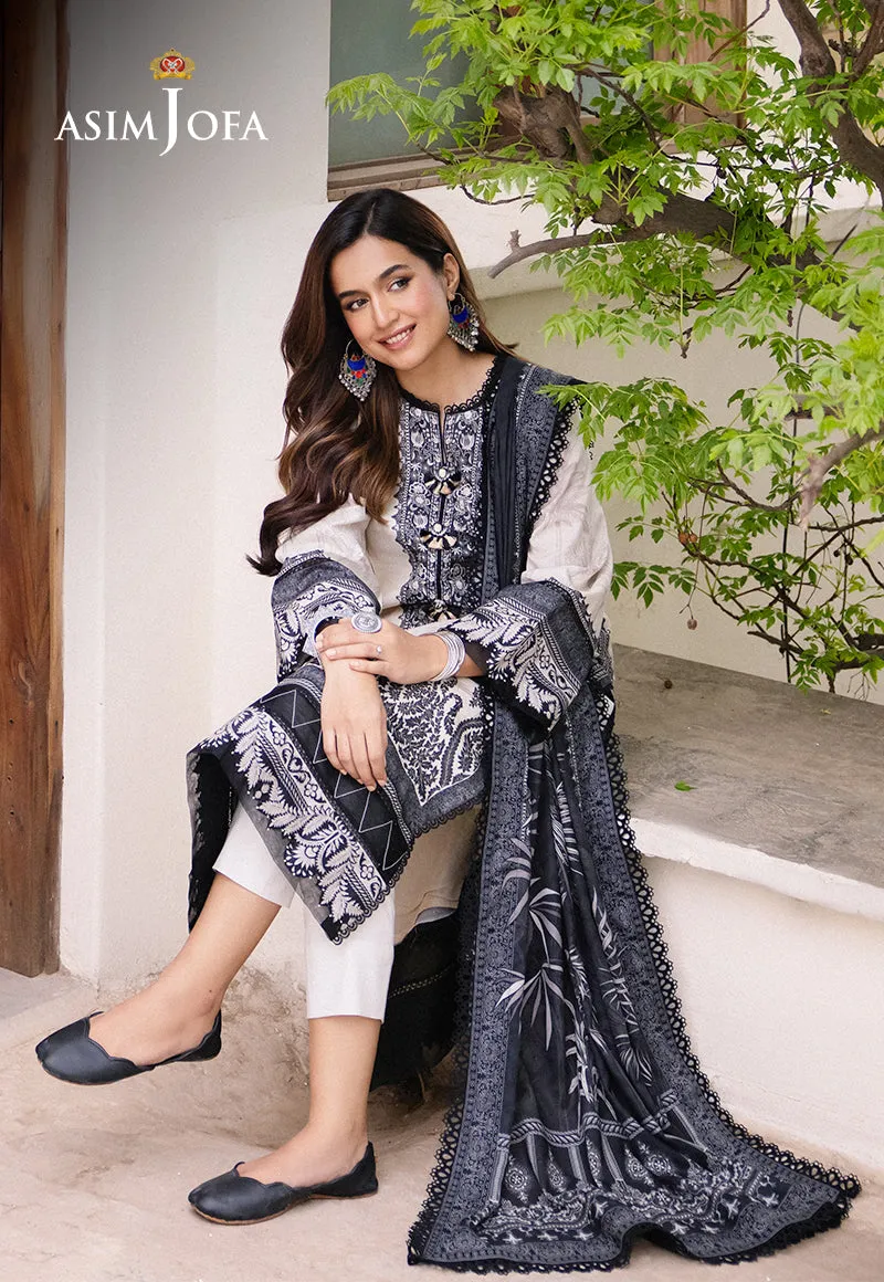 AJBU-17 PRINTED LAWN 3 PCS