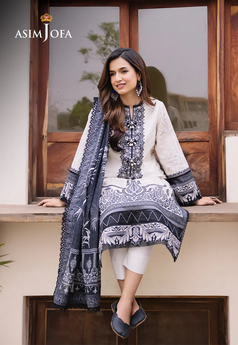 AJBU-17 PRINTED LAWN 3 PCS