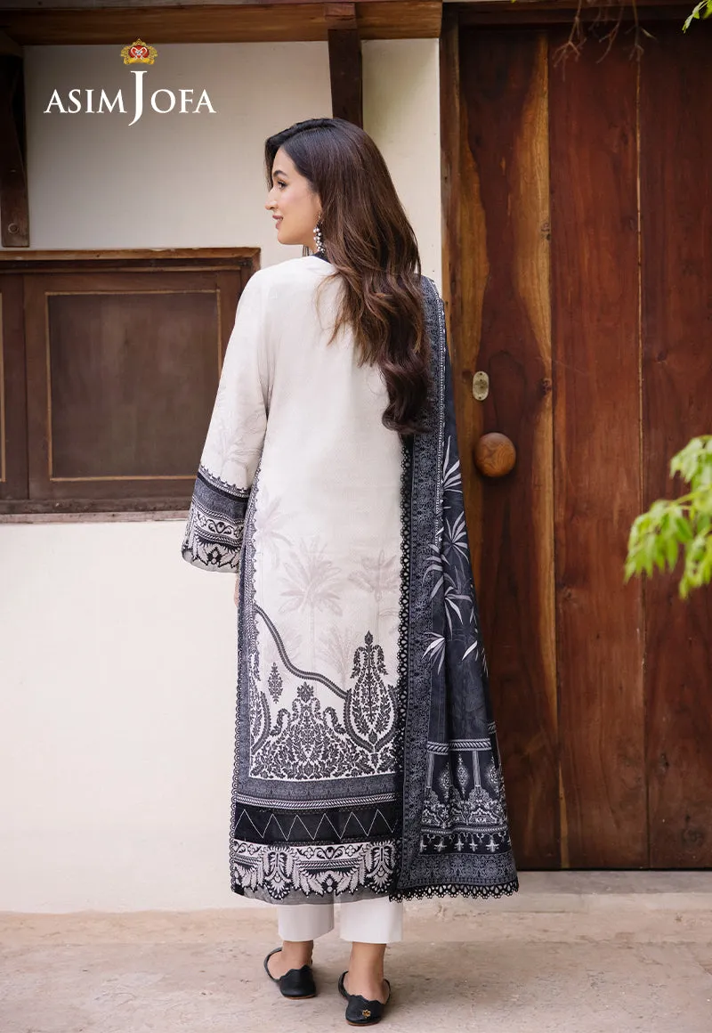 AJBU-17 PRINTED LAWN 3 PCS