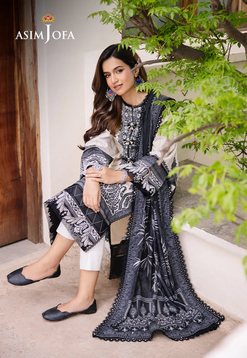 AJBU-17 PRINTED LAWN 3 PCS