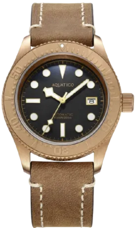 Aquatico Bronze Sea Star Black Bronze Bezel