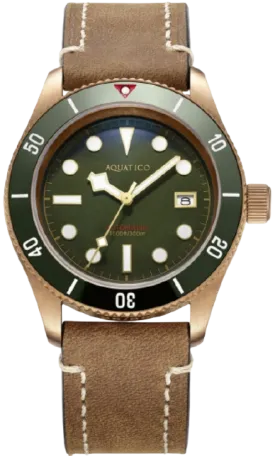 Aquatico Bronze Sea Star Green Ceramic Bezel