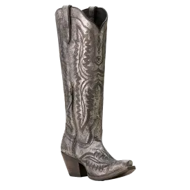 Ariat Ladies Casanova Embroidered Soft Mercury Black Western Boot 10053651