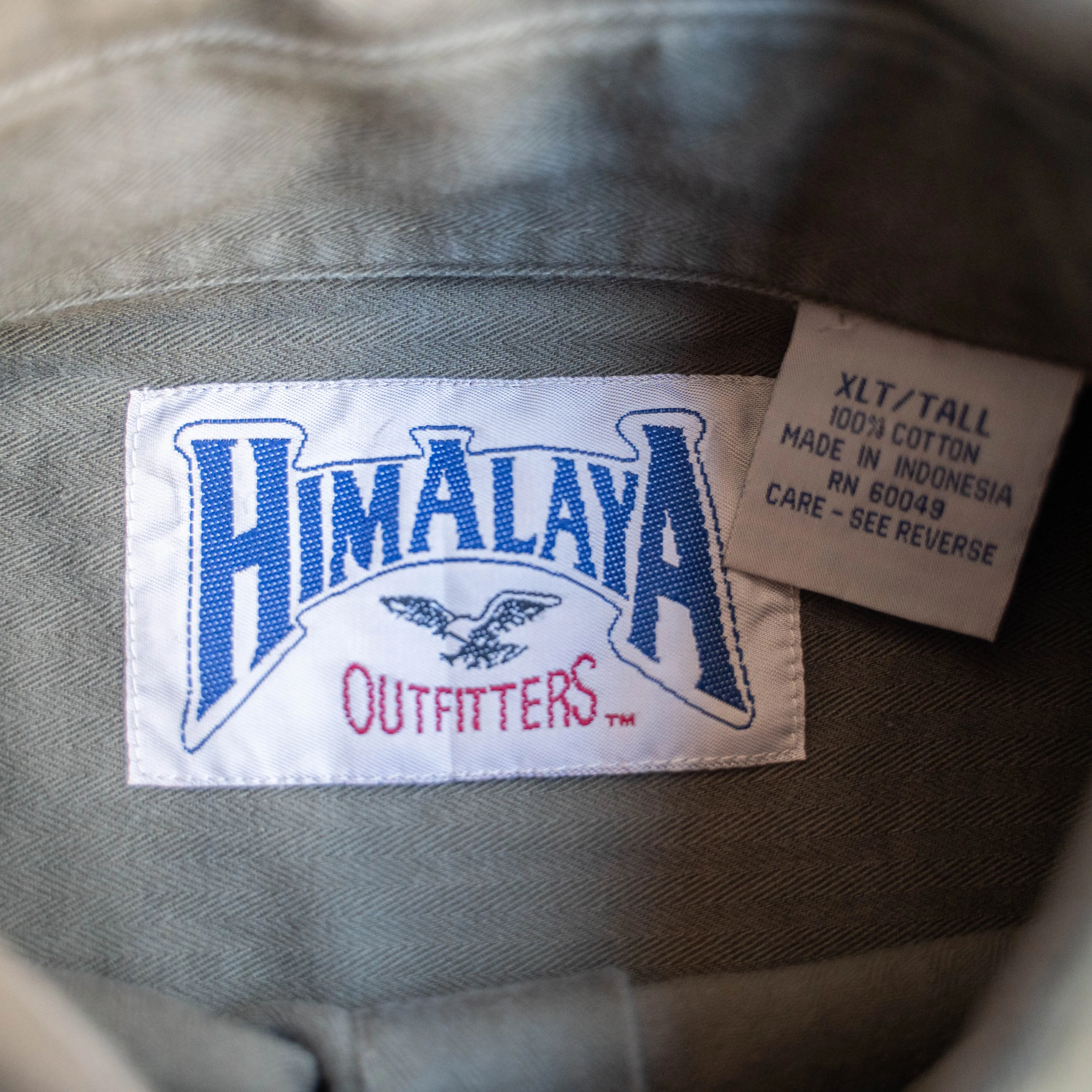 around 1990s HBT work shirt -military like-