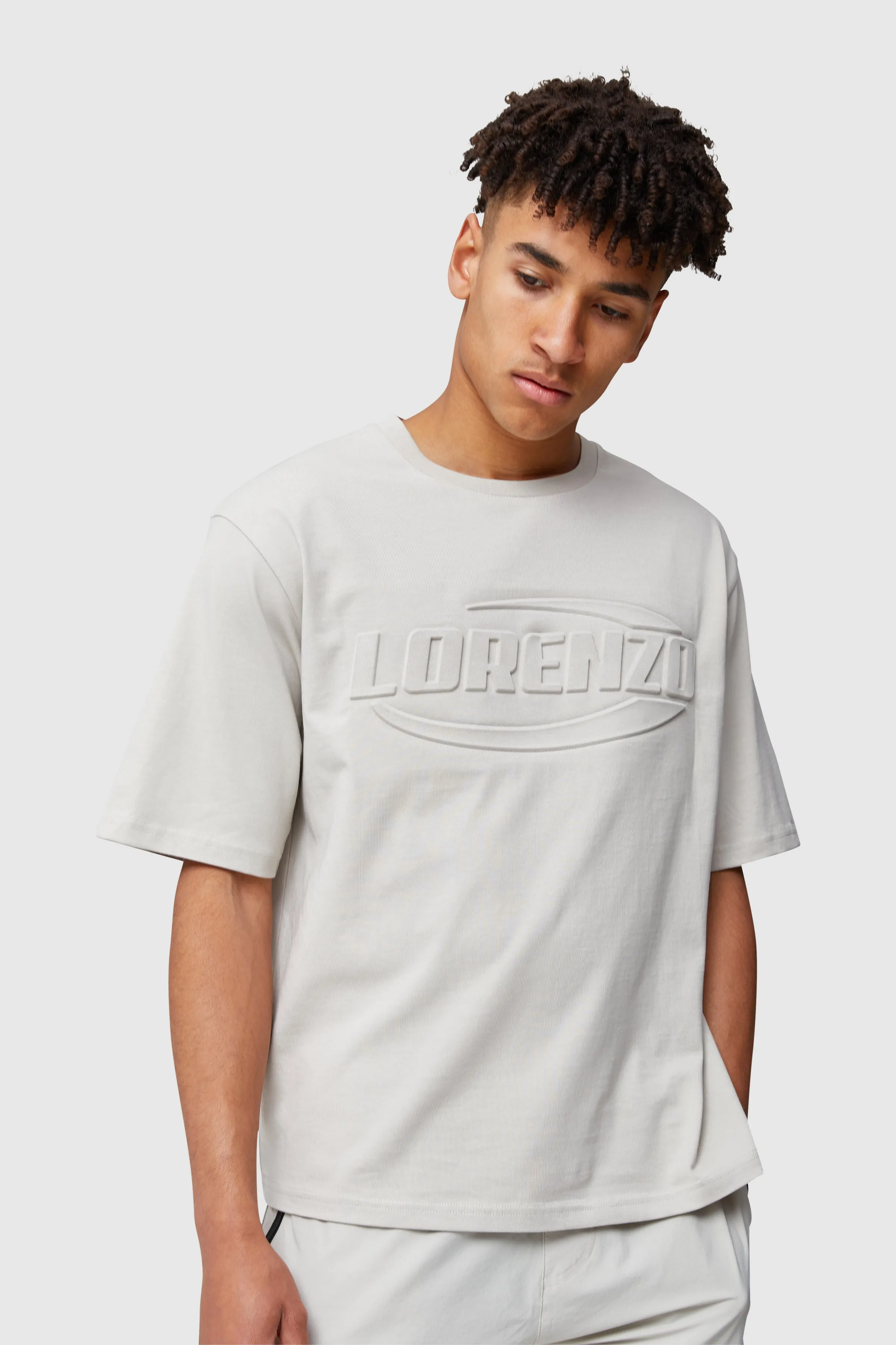 ASCEND ORBIT TEE- STONE