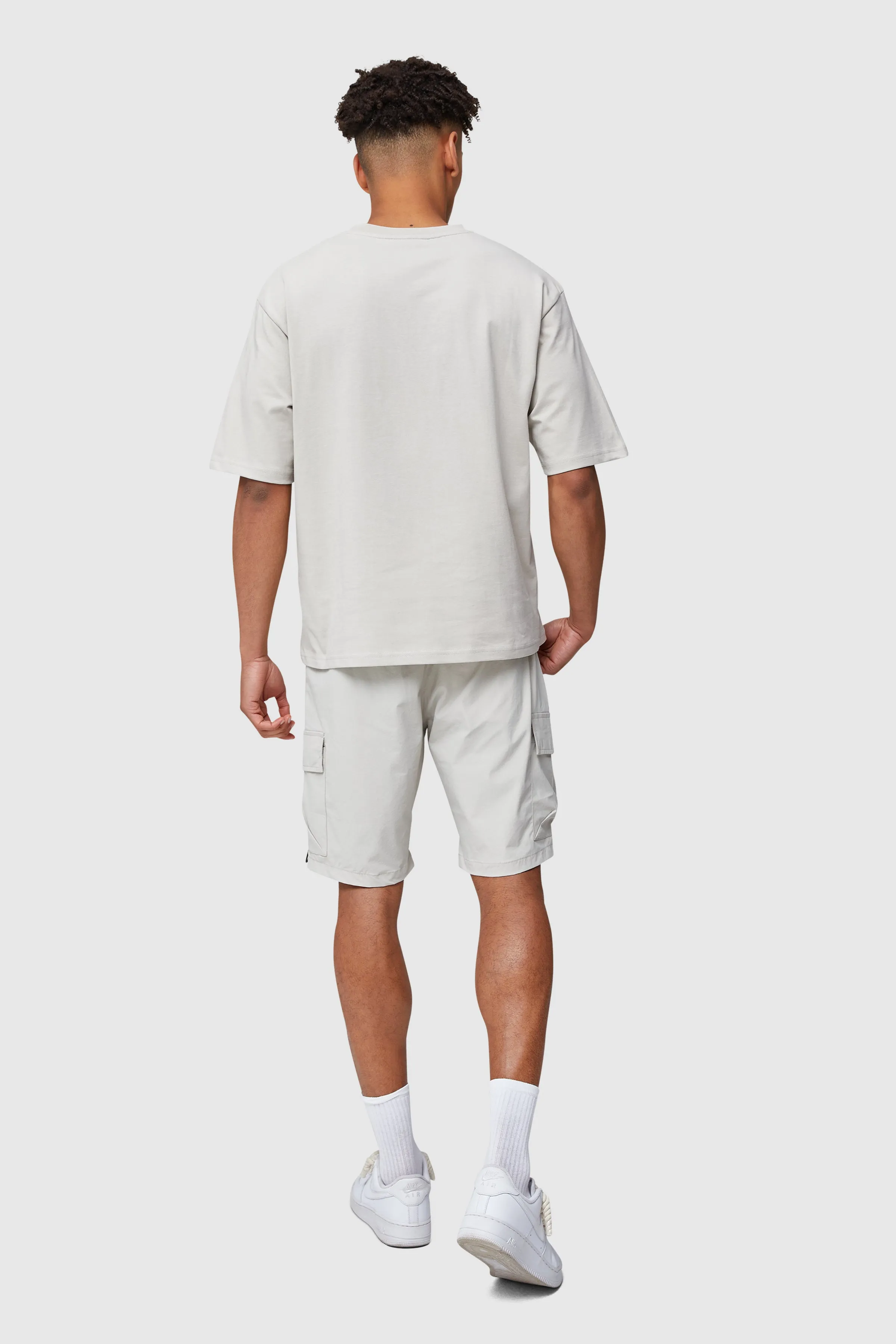 ASCEND ORBIT TEE- STONE
