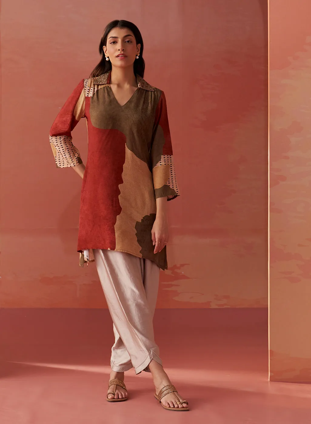 Asiya Olive Printed Kurti