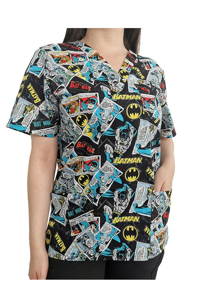 Batman Printed Scrub Top