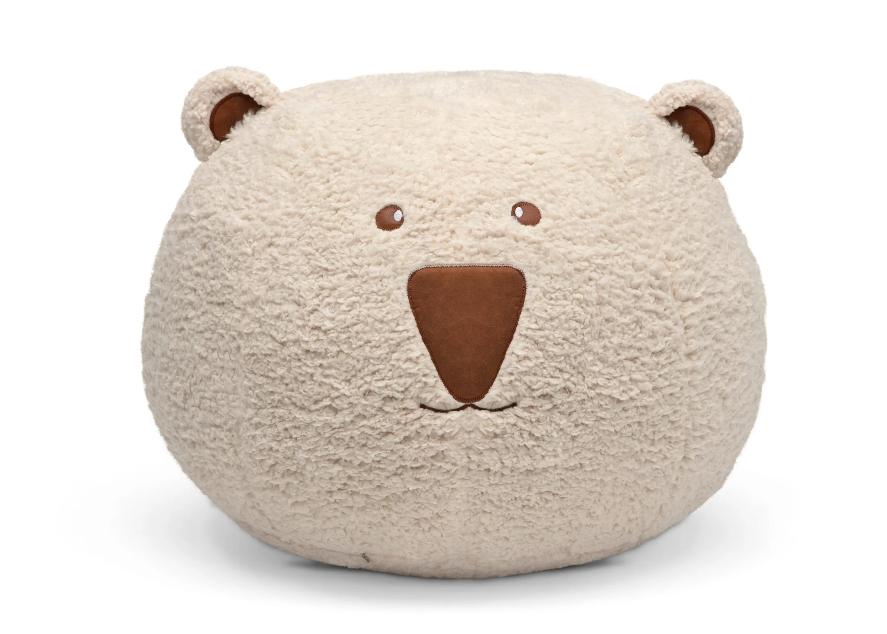 Bear Plush Foam Pouf Ottoman