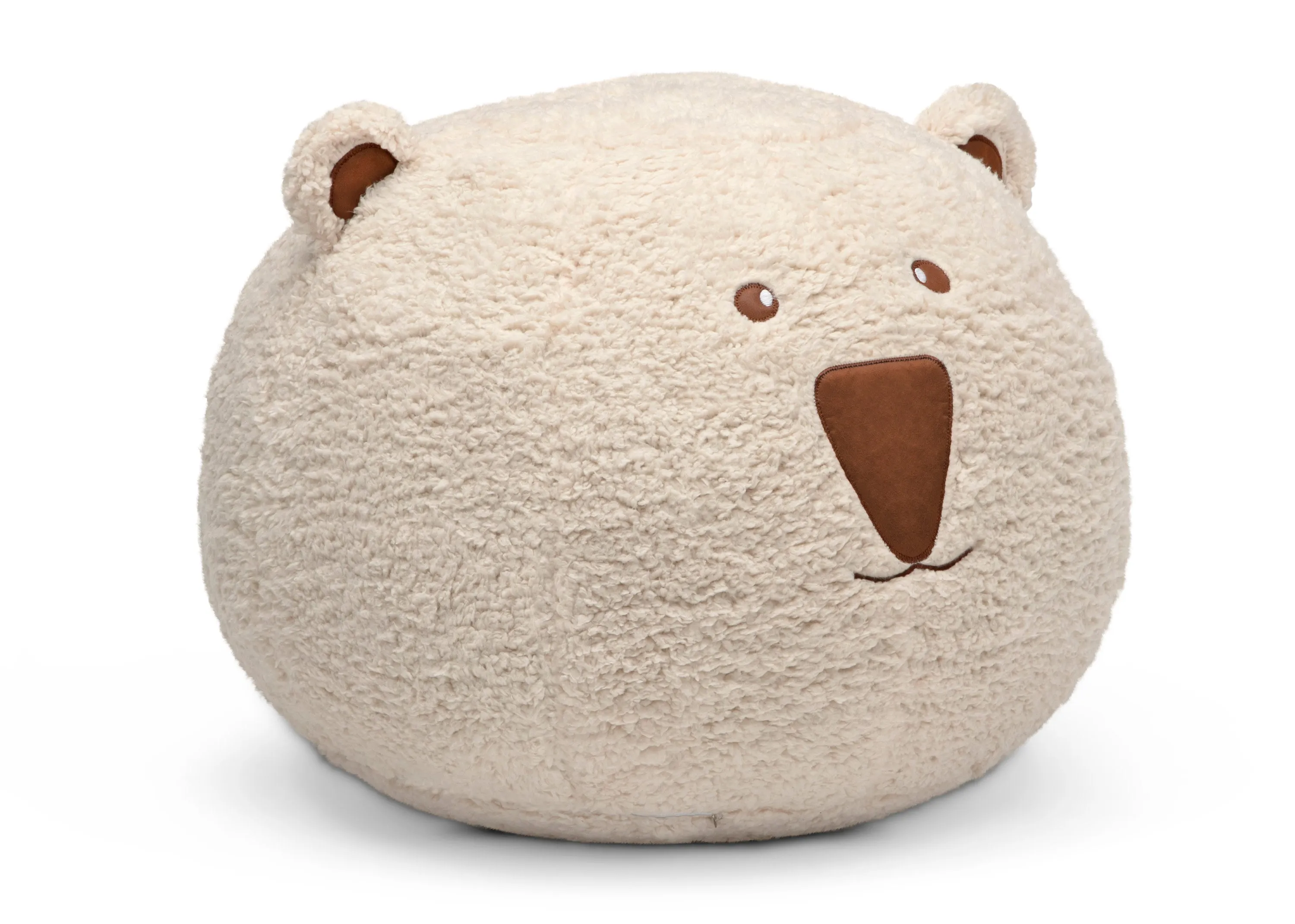 Bear Plush Foam Pouf Ottoman