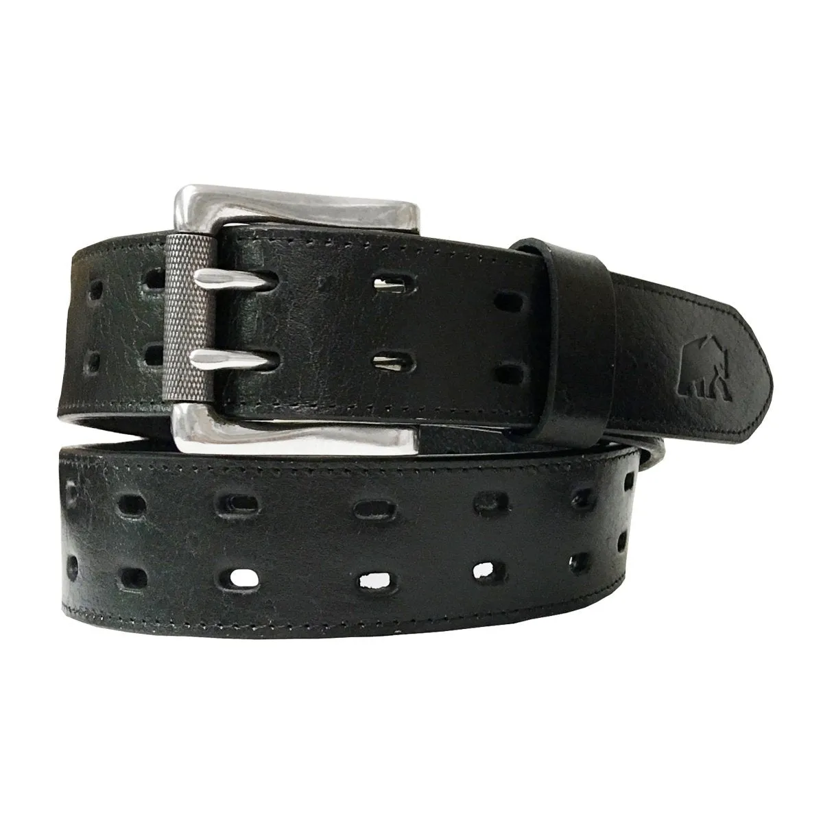 Berne Genuine Leather Double Row Belt