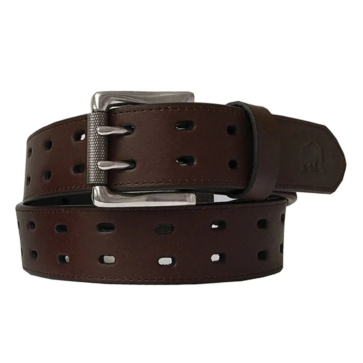 Berne Genuine Leather Double Row Belt