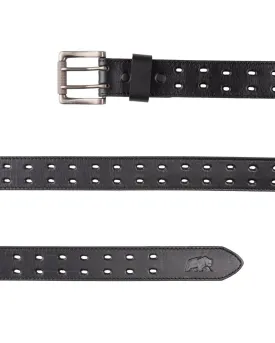 Berne Genuine Leather Double Row Belt
