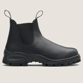 Certainly! An optimized e-commerce title with appropriate modifiers can help attract potential buyers and improve searchability. Heres a suggestion:

Blundstone 2240 Black Lug Boot - Durable, Stylish, All-Weather Ankle Boot for Men and Women

This title includes modifiers that highlight the products key attributes and appeal to a broader audience.
