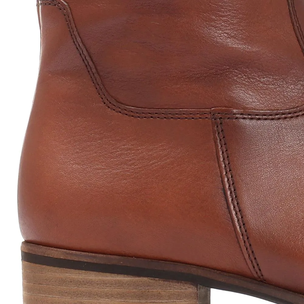 Brook Medium Calf Fit Leather Rider Boots - GAB30573 / 316 651