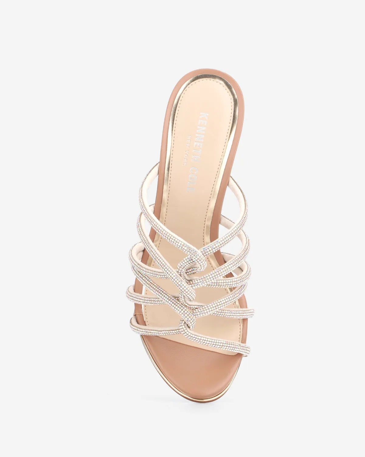 Brooke 95 Twisted Jeweled Heel