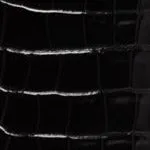 CLAUD BUCKLE RIDING BOOT | BLACK CROC EMBOSSED