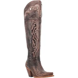 Dan Post Women's 20" Kommotion Chocolate Snip Toe Western Boot