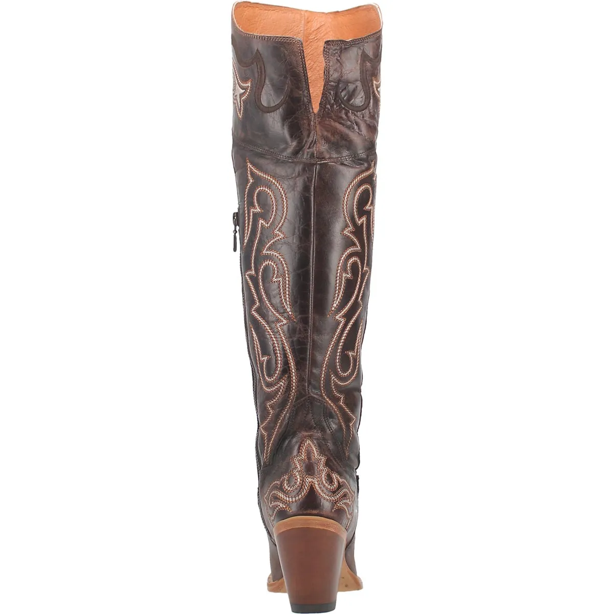 Dan Post Women's 20" Kommotion Chocolate Snip Toe Western Boot