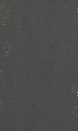 Denim Dashed Leaves Wallpaper 17756
