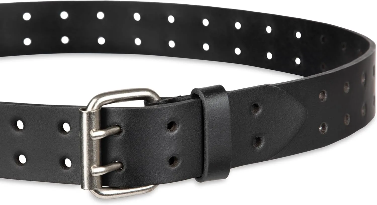 Dickies Men's Double Prong Fully Adjustable Leather Belt