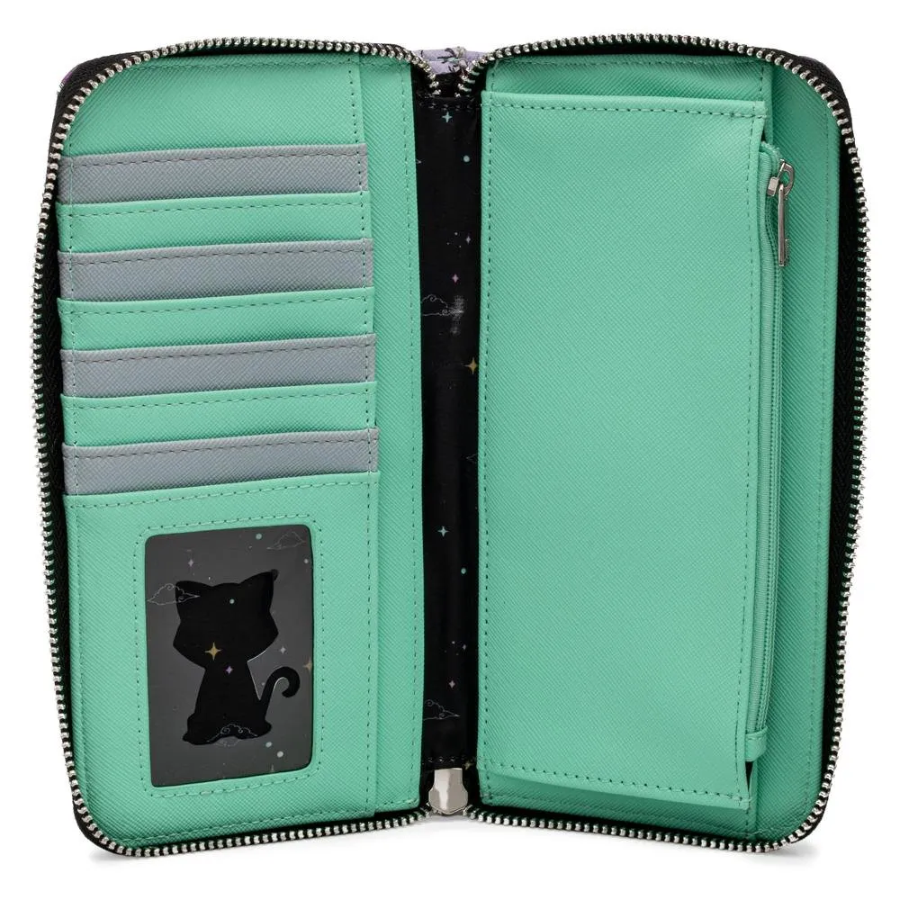 Disney Hocus Pocus Scene Allover Print Zip-Around Wallet