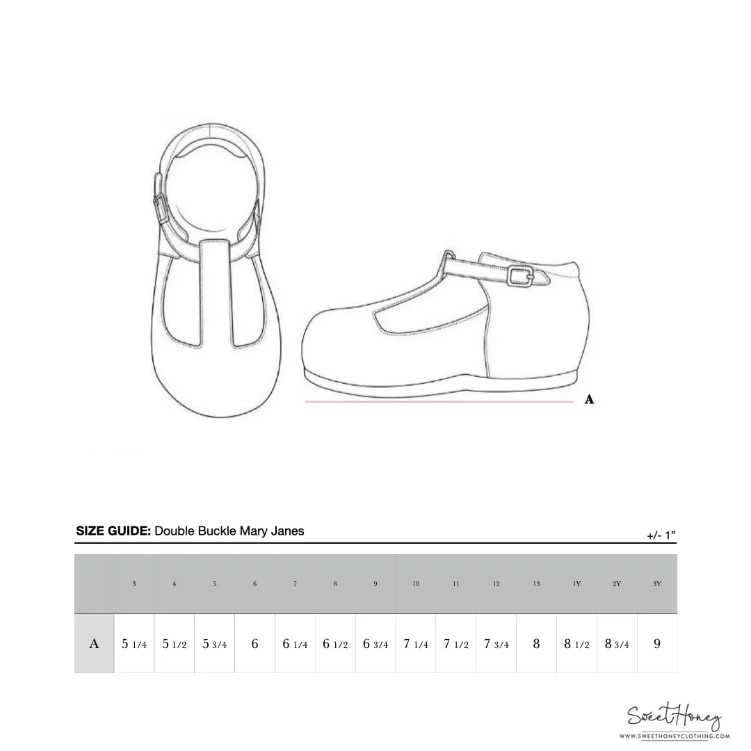 Double Buckle Mary Jane - Tan