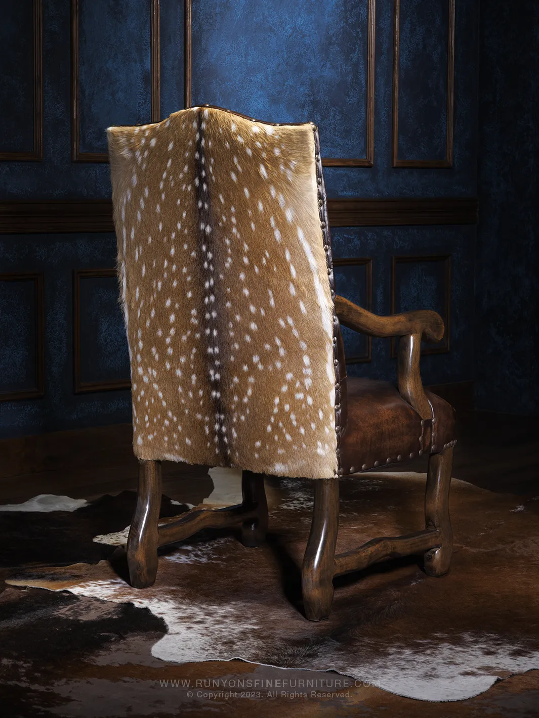 Eastwood Leather & Axis Arm Chair