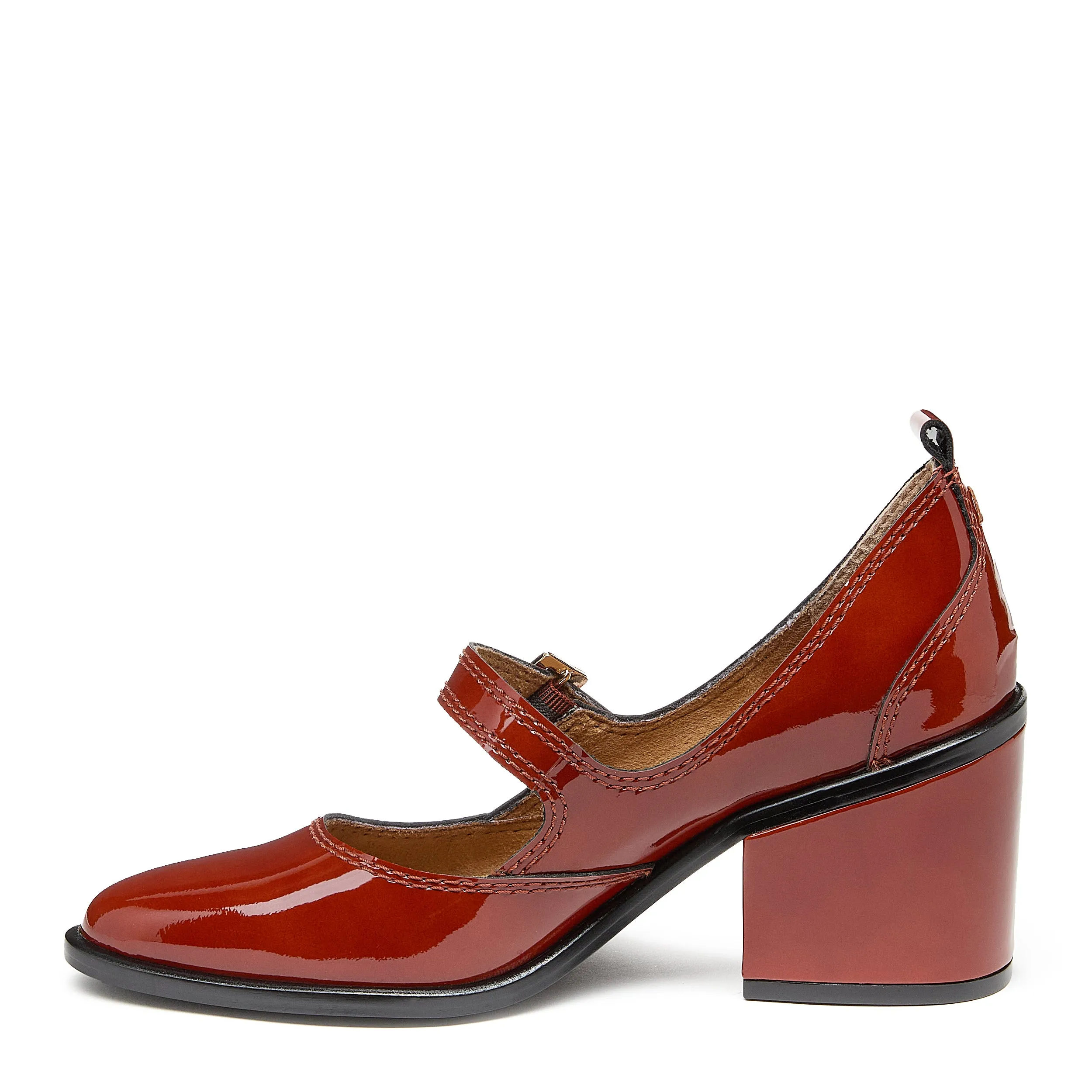 Elm Scarlet Patent Leather Mary Janes
