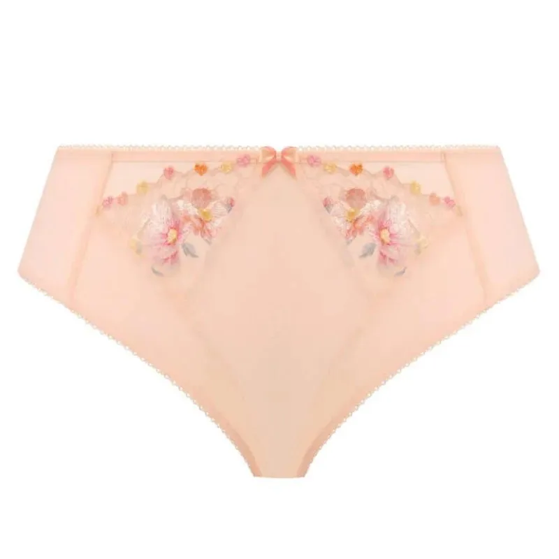 Elomi Himari High Leg Brief Peach Whisper
