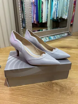 Emis Silver Two Tone Low Heel