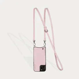 Emma Pebble Leather Crossbody Bandolier - Primrose/Silver