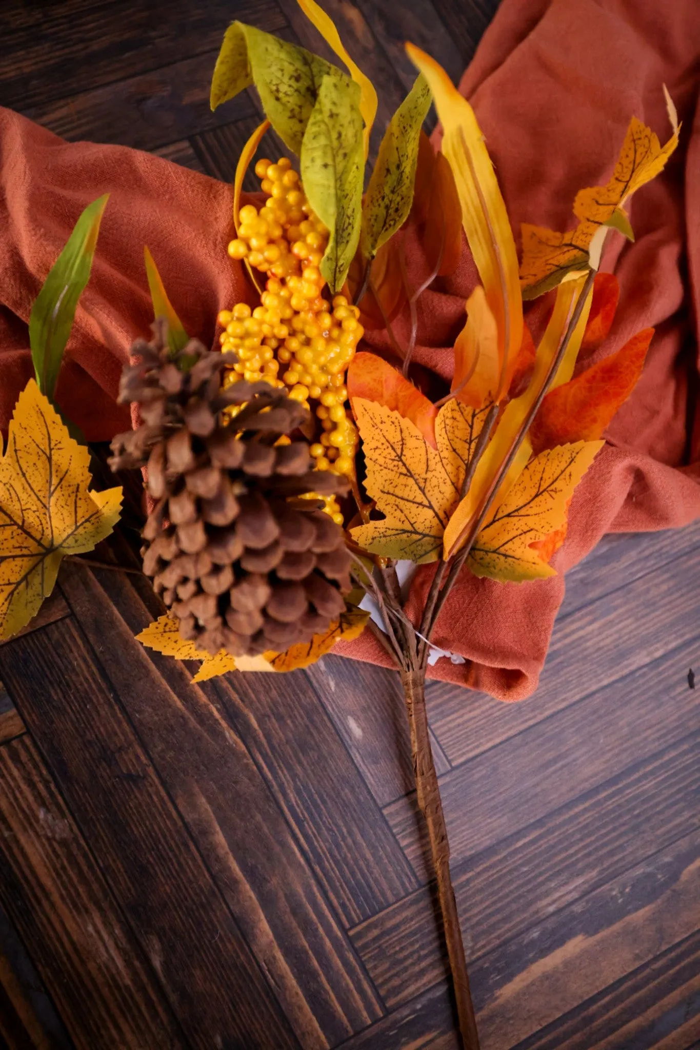 Fall Floral Pick (2 Styles) FINAL SALE
