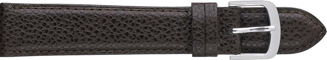 Fleurus Leather Watch Strap with Crushed Grain  115