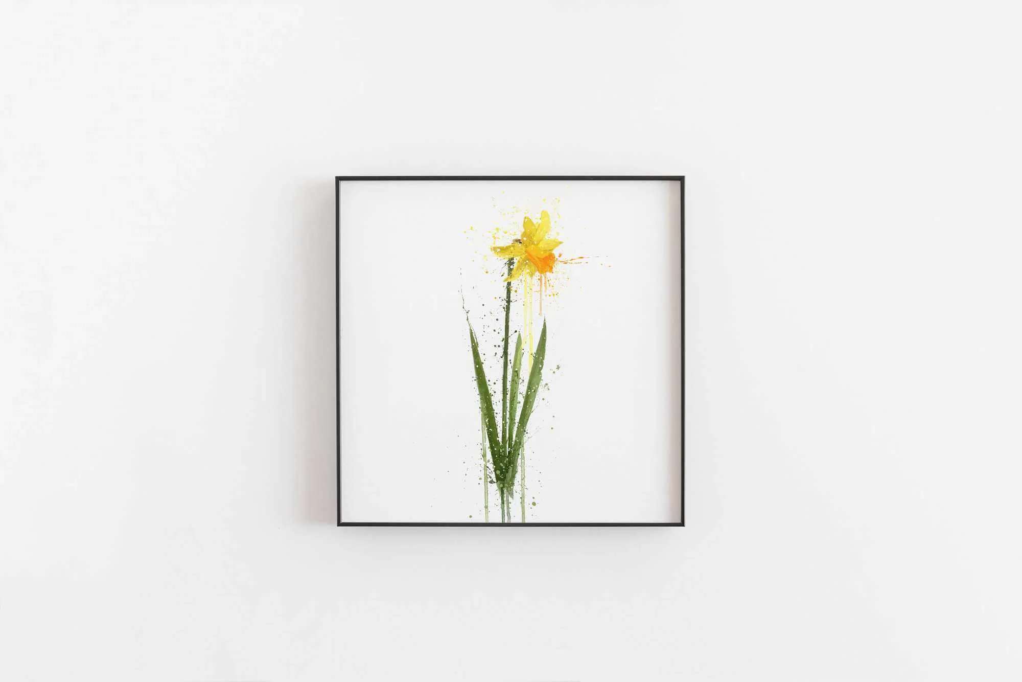 Flower Wall Art Print 'Daffodil'