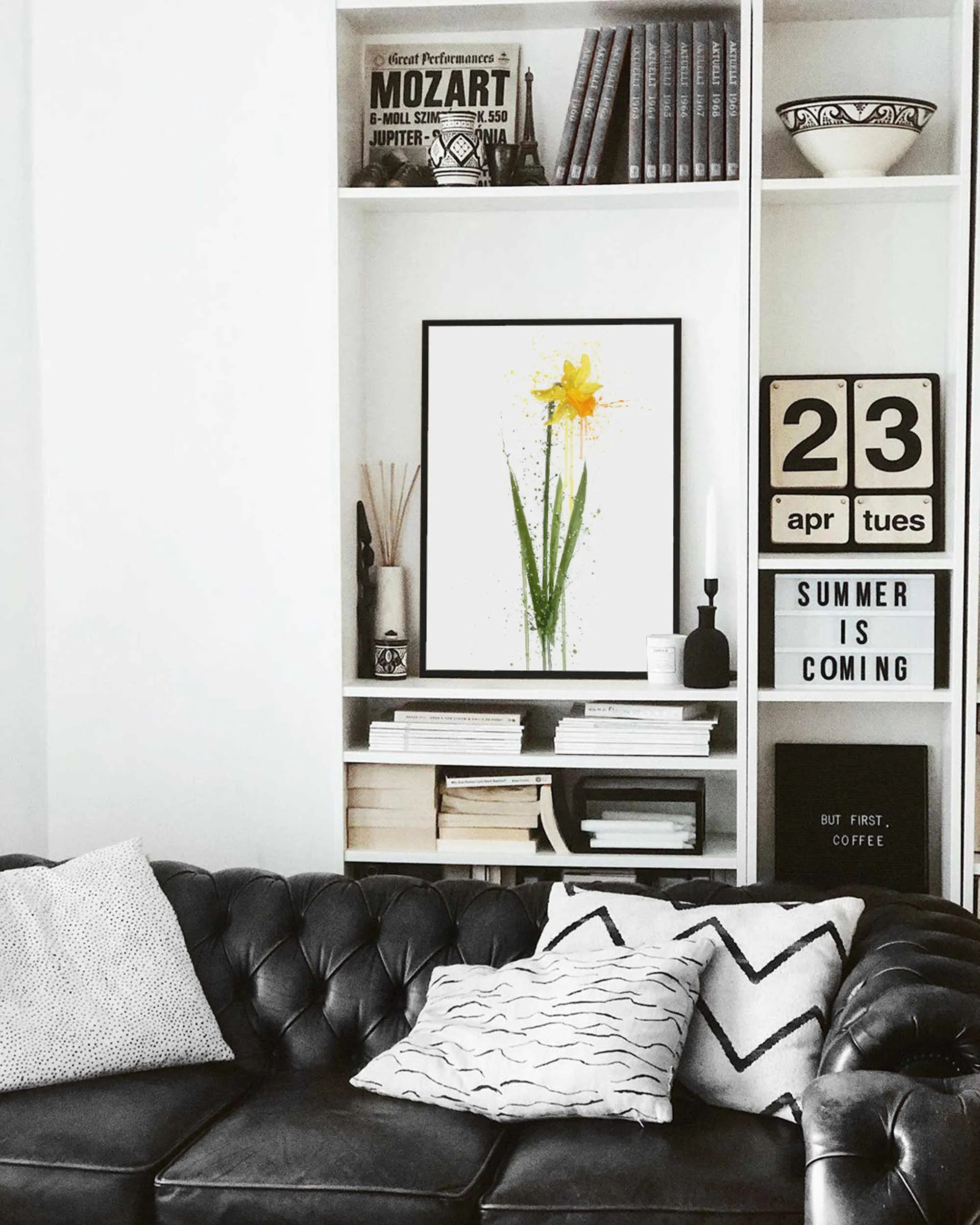 Flower Wall Art Print 'Daffodil'