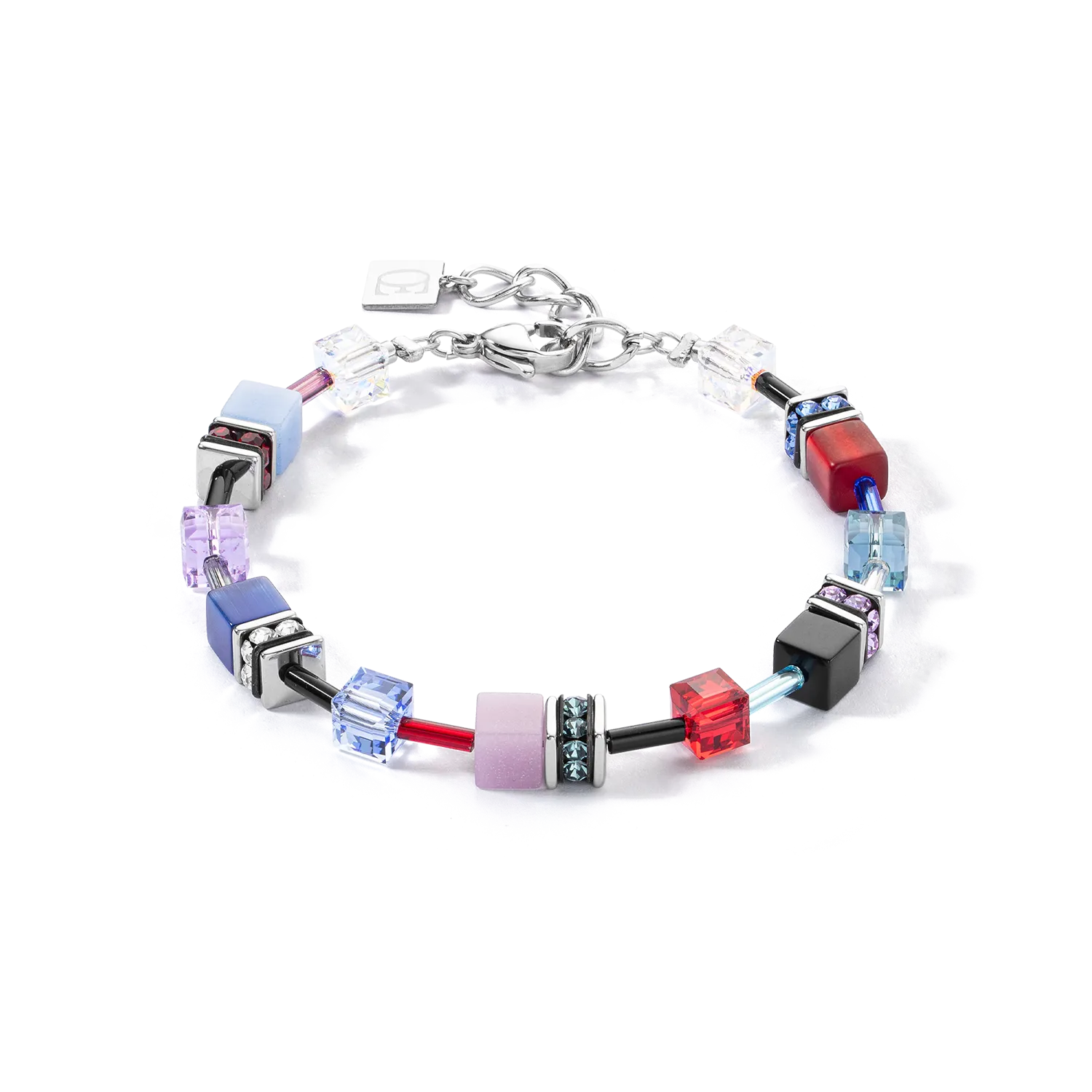 GeoCUBE® Iconic bracelet silver-royal