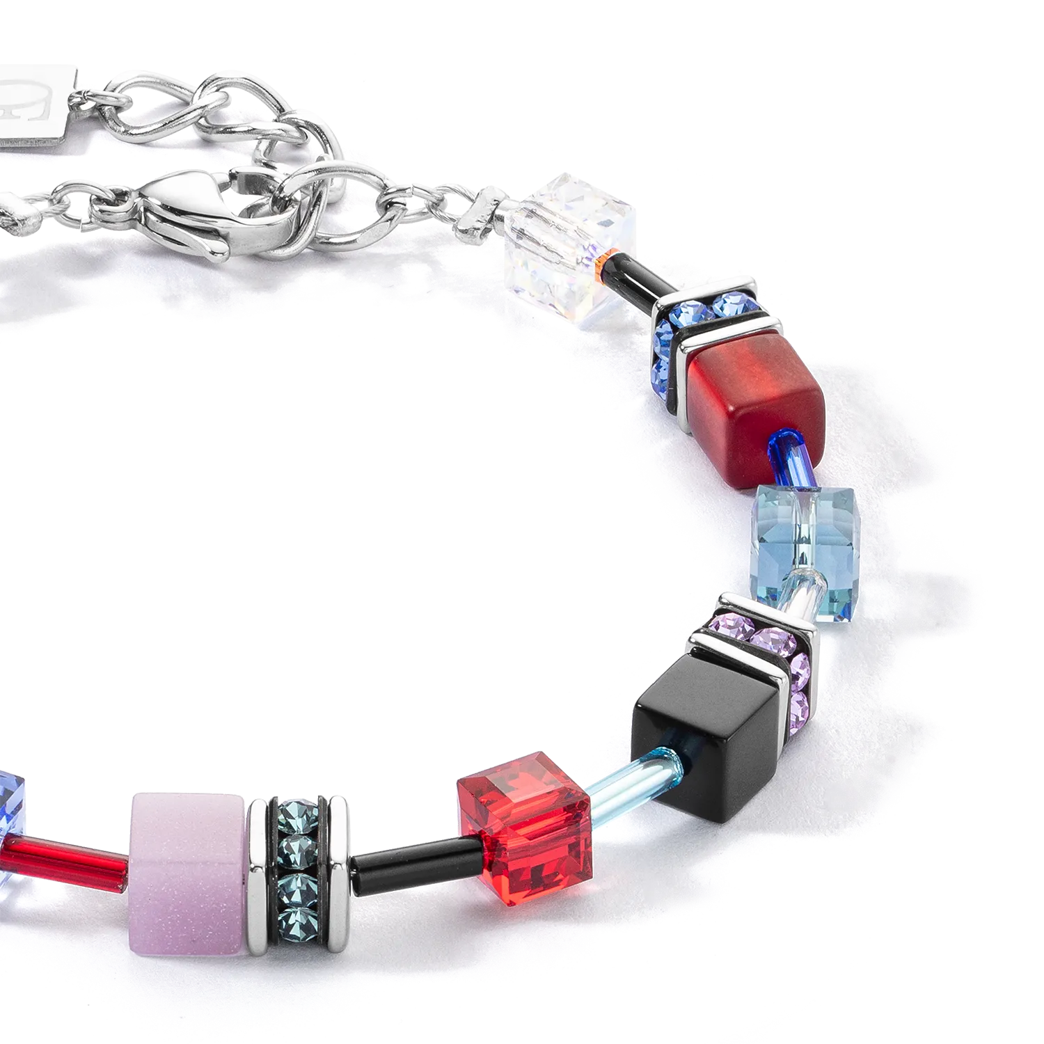 GeoCUBE® Iconic bracelet silver-royal