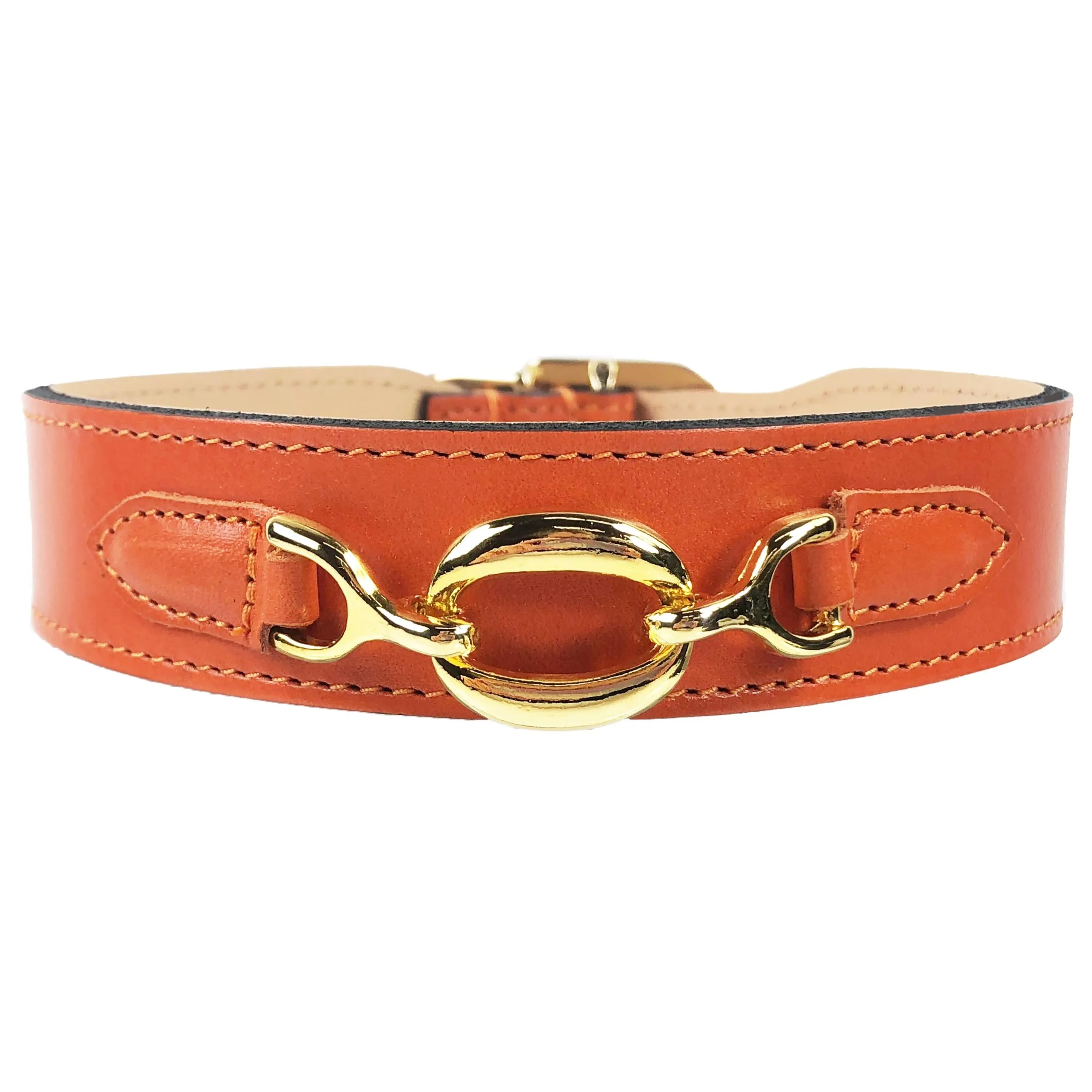 Hartman Dog Collar in Tangerine