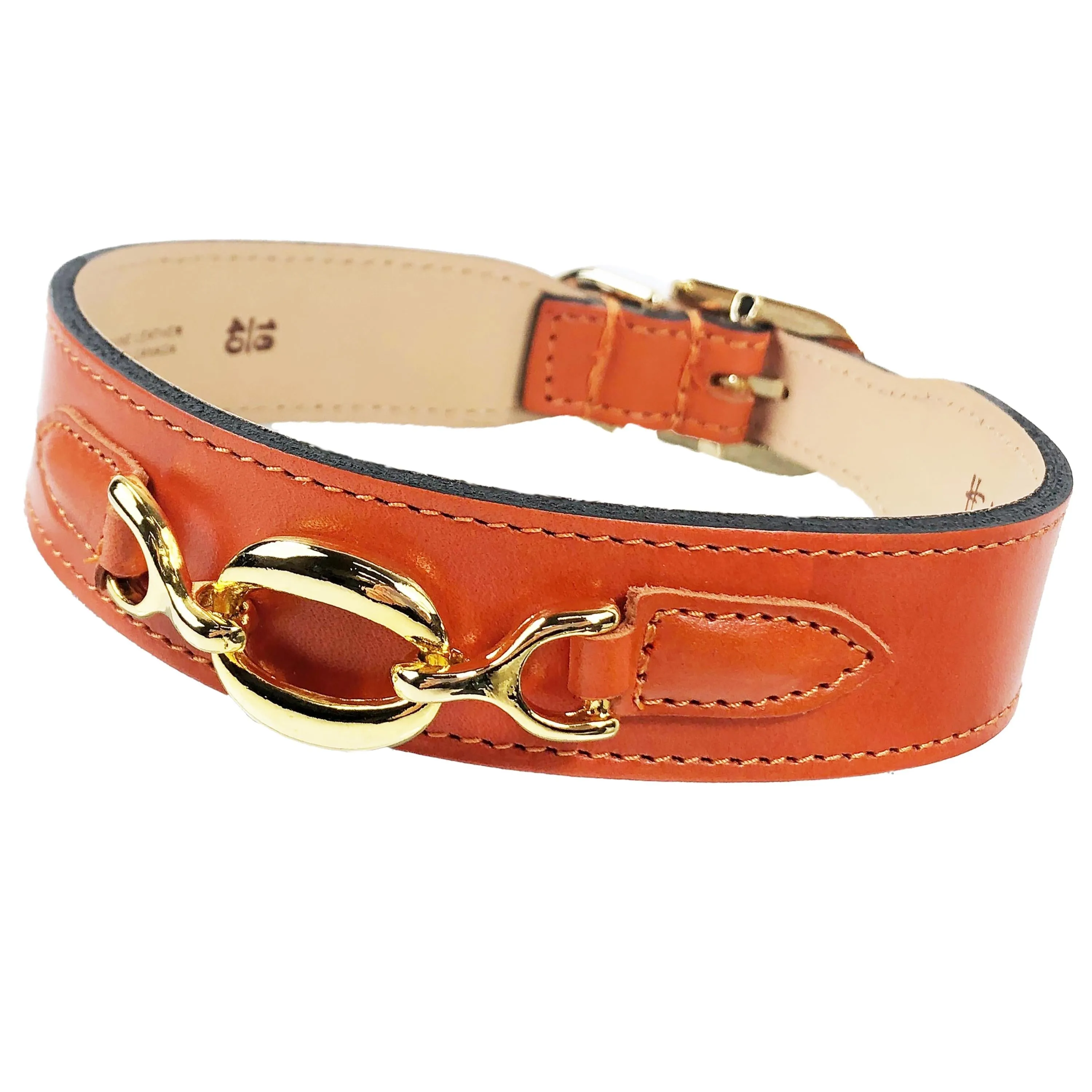 Hartman Dog Collar in Tangerine