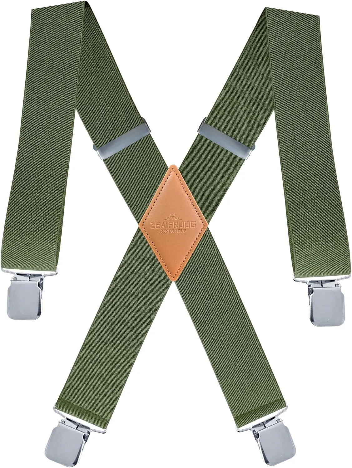 Heavy Duty Mens Suspenders.X-Shaped 2?? Wide Strong Clips Suspenders For Men Women.