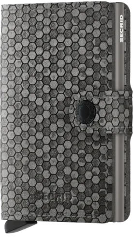 Hexagon Grey Miniwallet