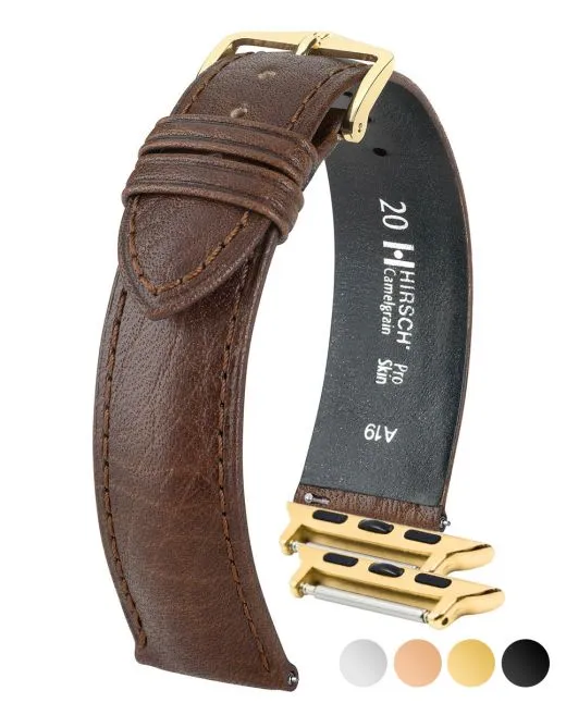 HIRSCH CAMELGRAIN Pro Skin Watch Strap  010 09