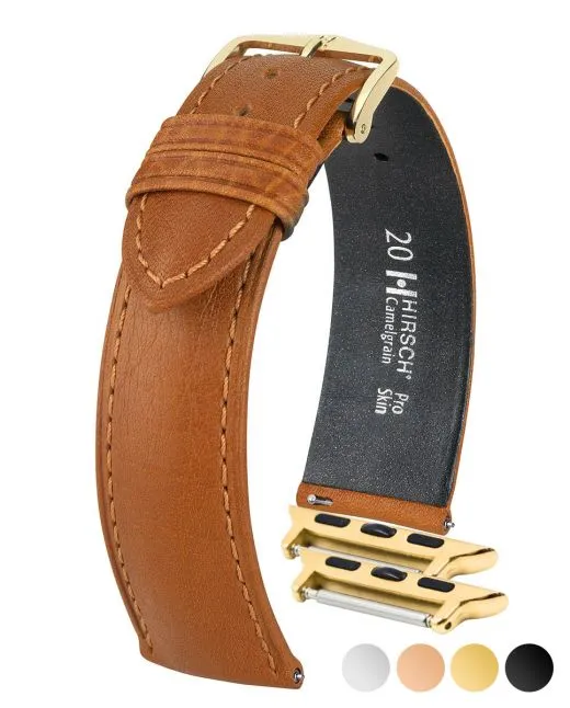 HIRSCH CAMELGRAIN Pro Skin Watch Strap  010 09