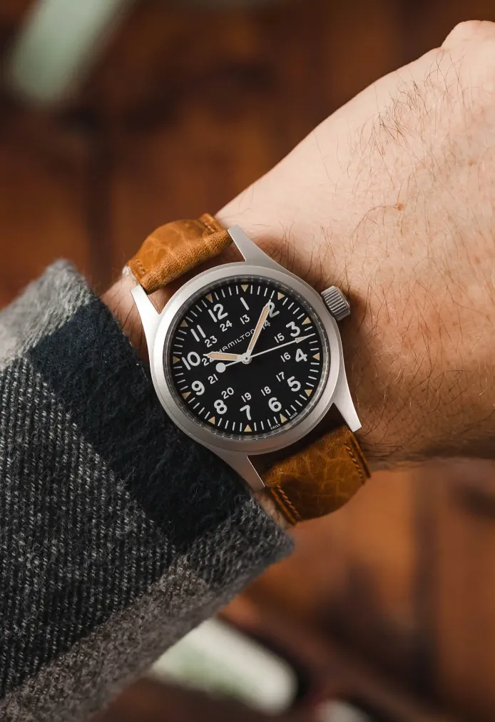HIRSCH CAMELGRAIN Pro Skin Watch Strap  010 09