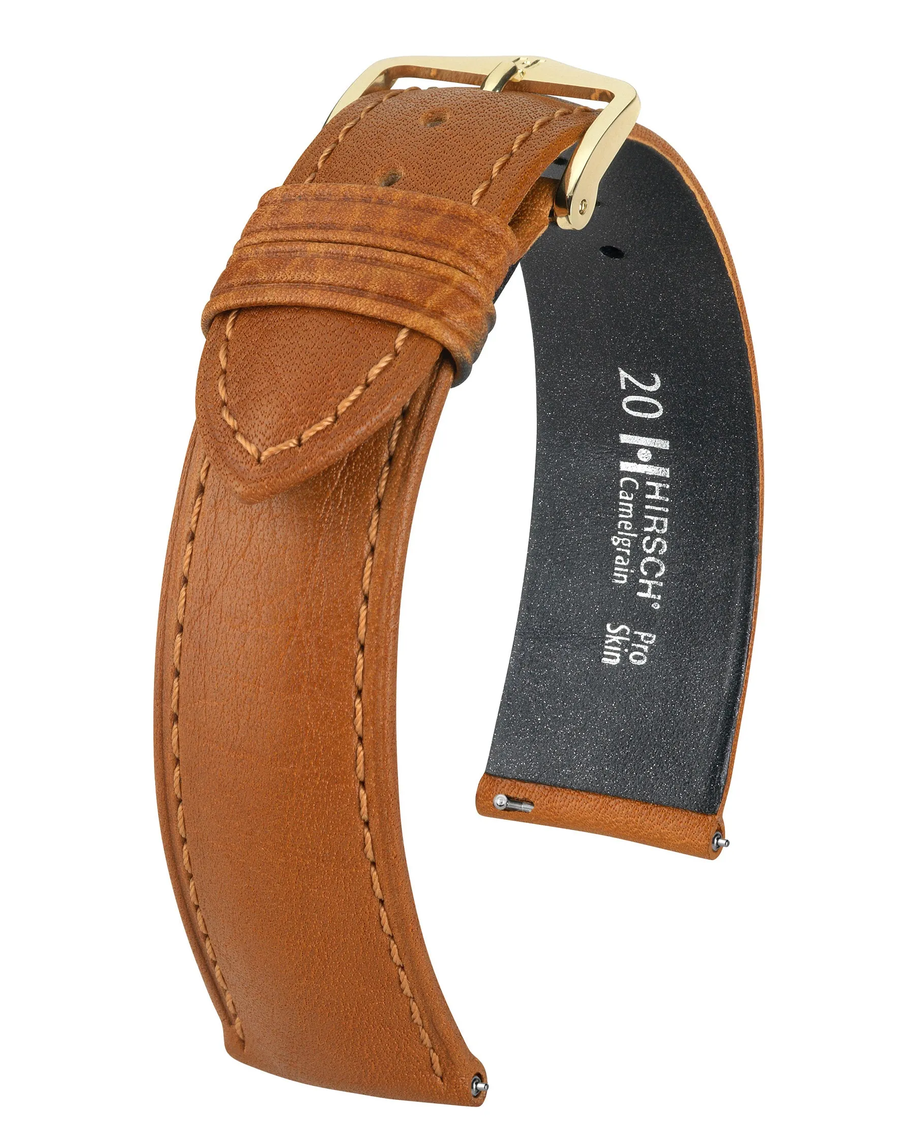 HIRSCH CAMELGRAIN Pro Skin Watch Strap  010 09